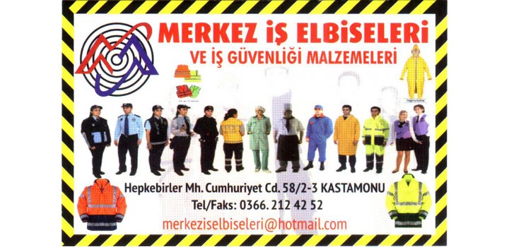 MERKEZ İŞ ELBİSELERİ - KASTAMONU MERKEZ İŞ ELBİSELERİ - KASTAMONU